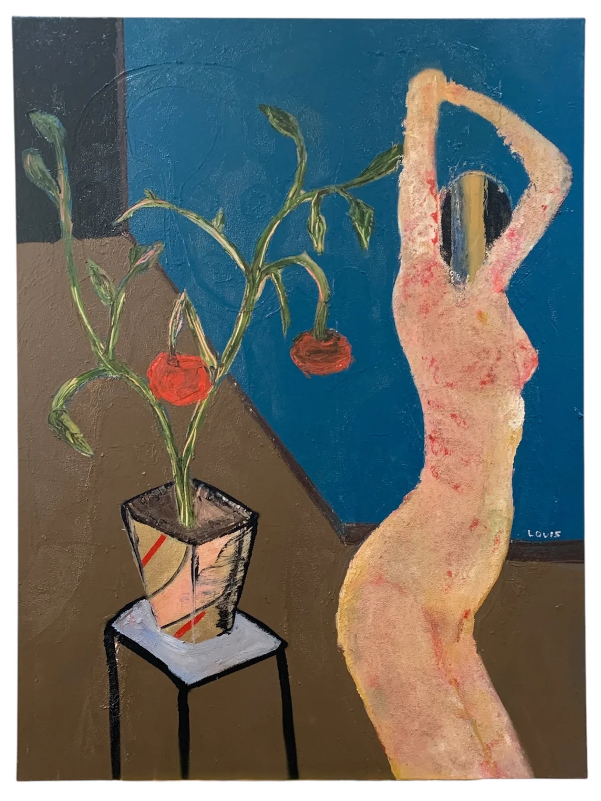 Untitled - mixed media on canvas