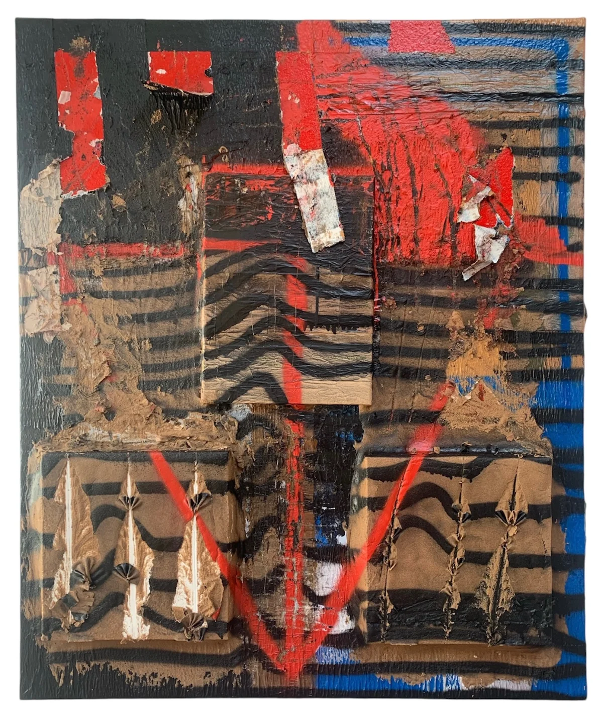 Untitled - mixed media on canvas