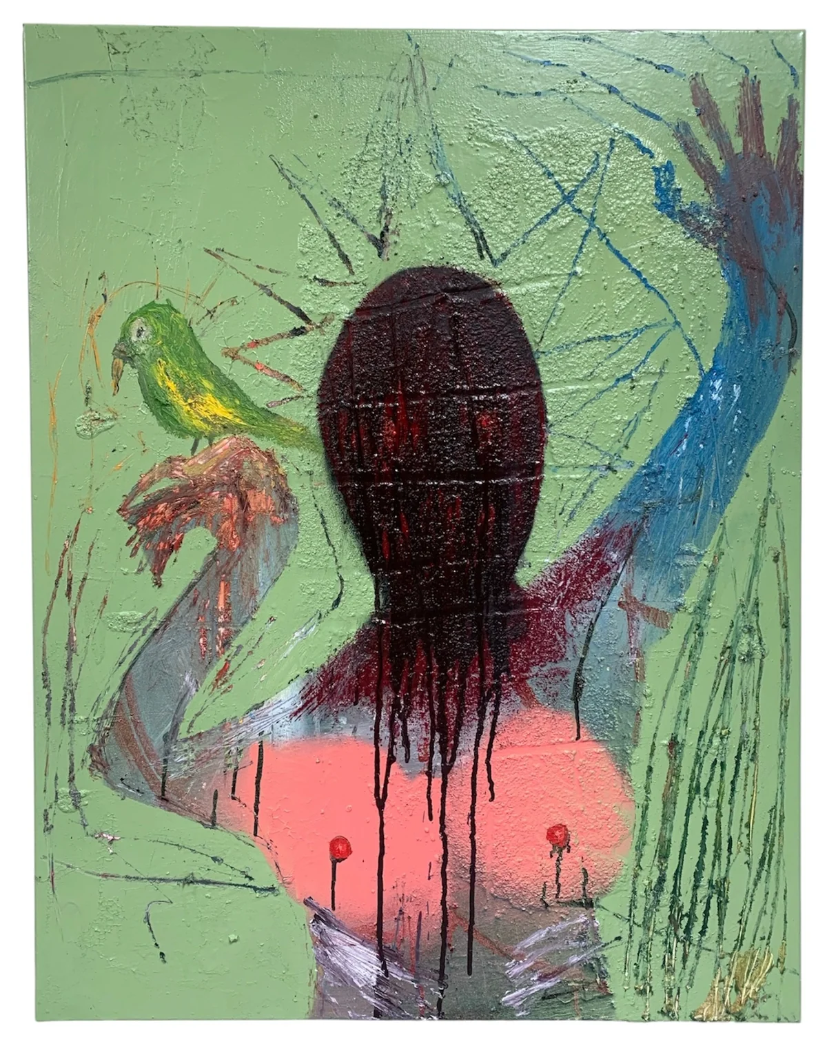 Untitled - mixed media on canvas