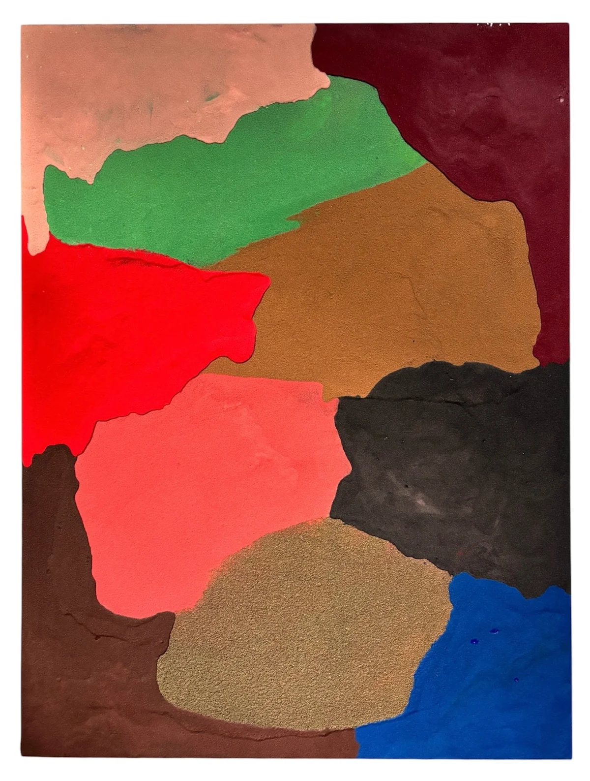 Untitled - mixed media on canvas 91 by 122cm