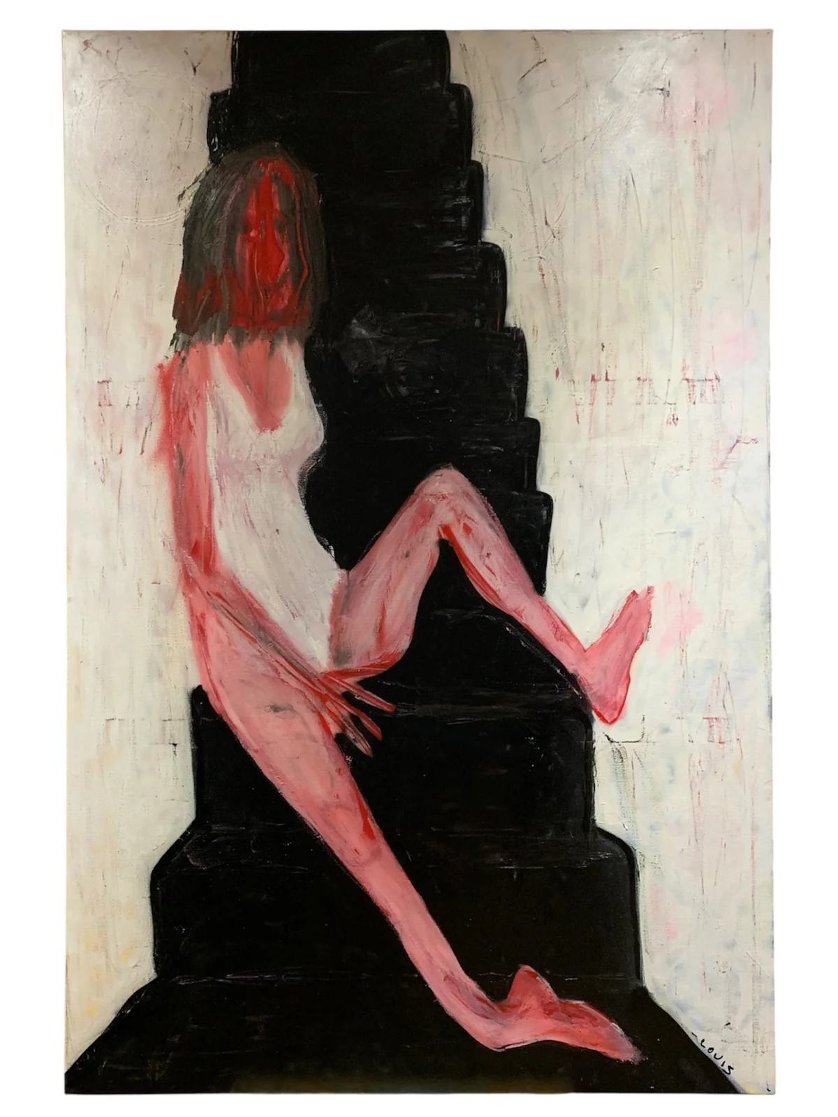 Untitled - mixed media on canvas
