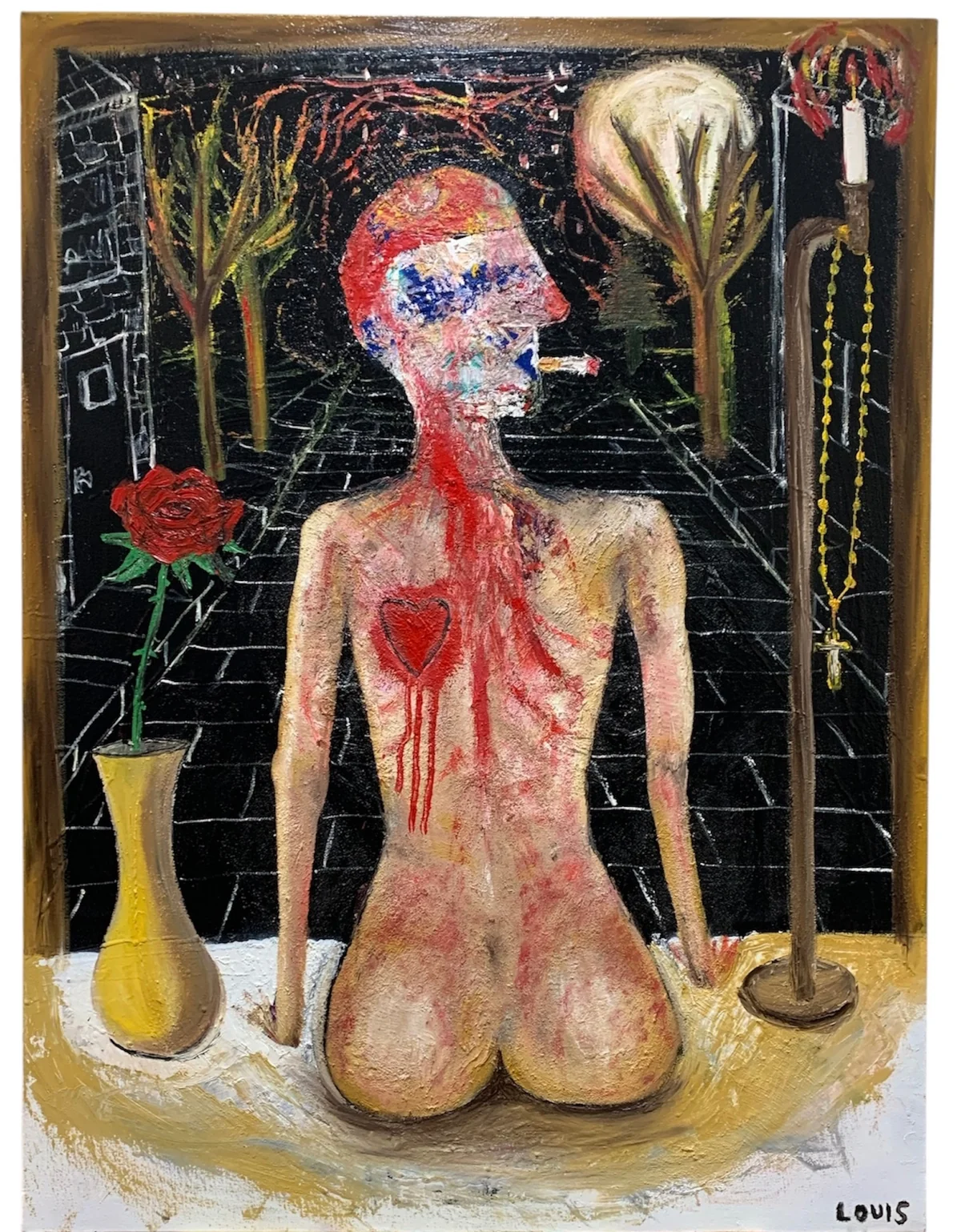 Untitled - mixed media on canvas