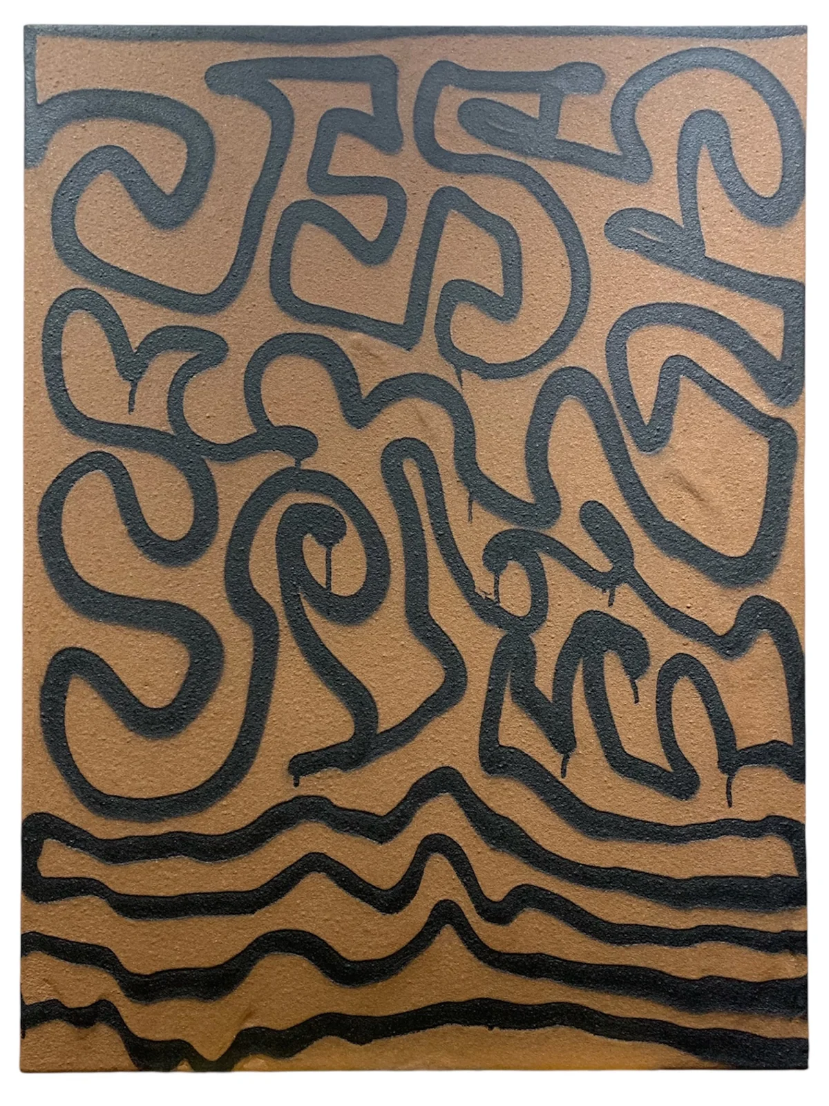 Untitled - mixed media on canvas
