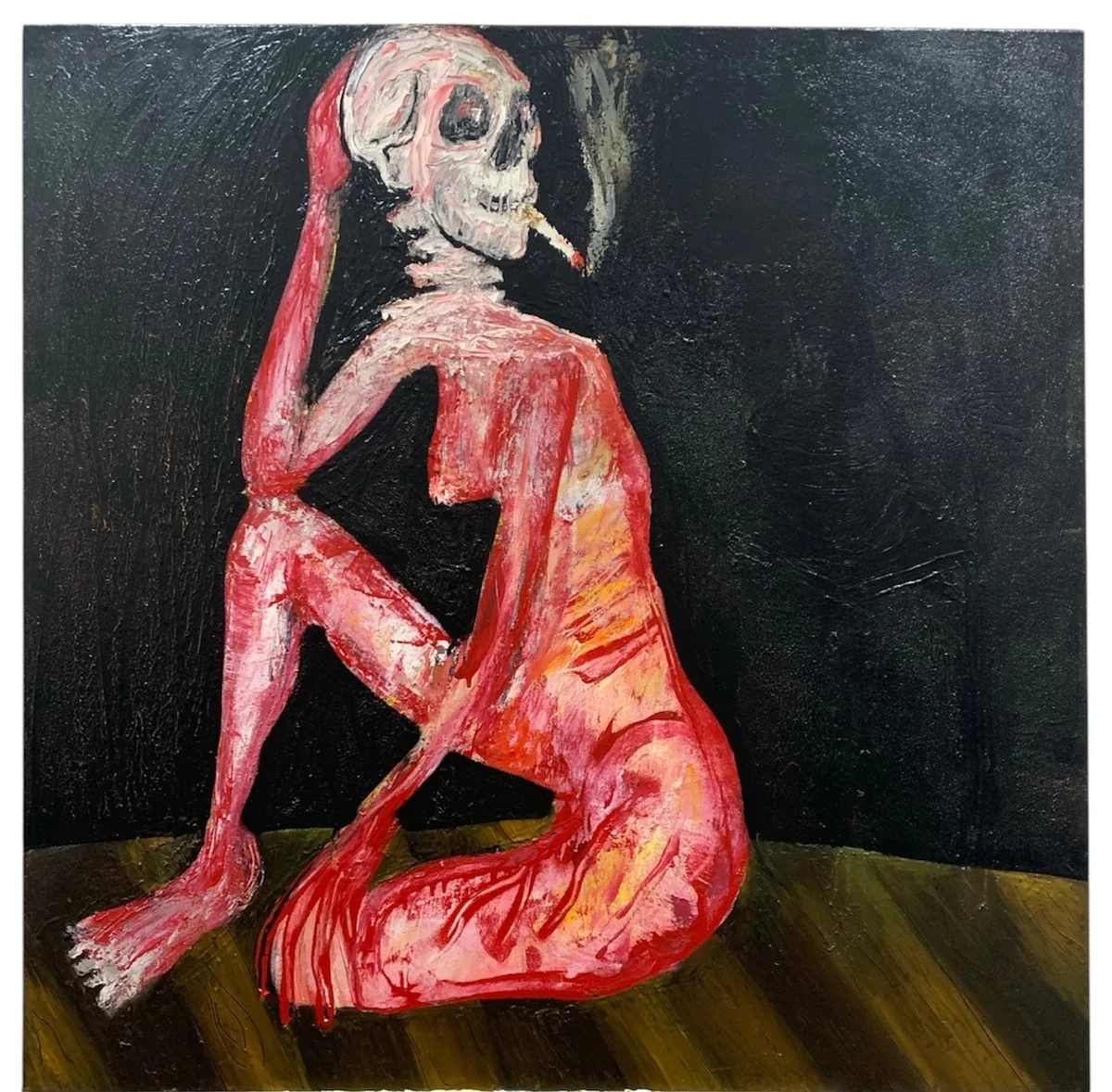 Untitled - mixed media on canvas