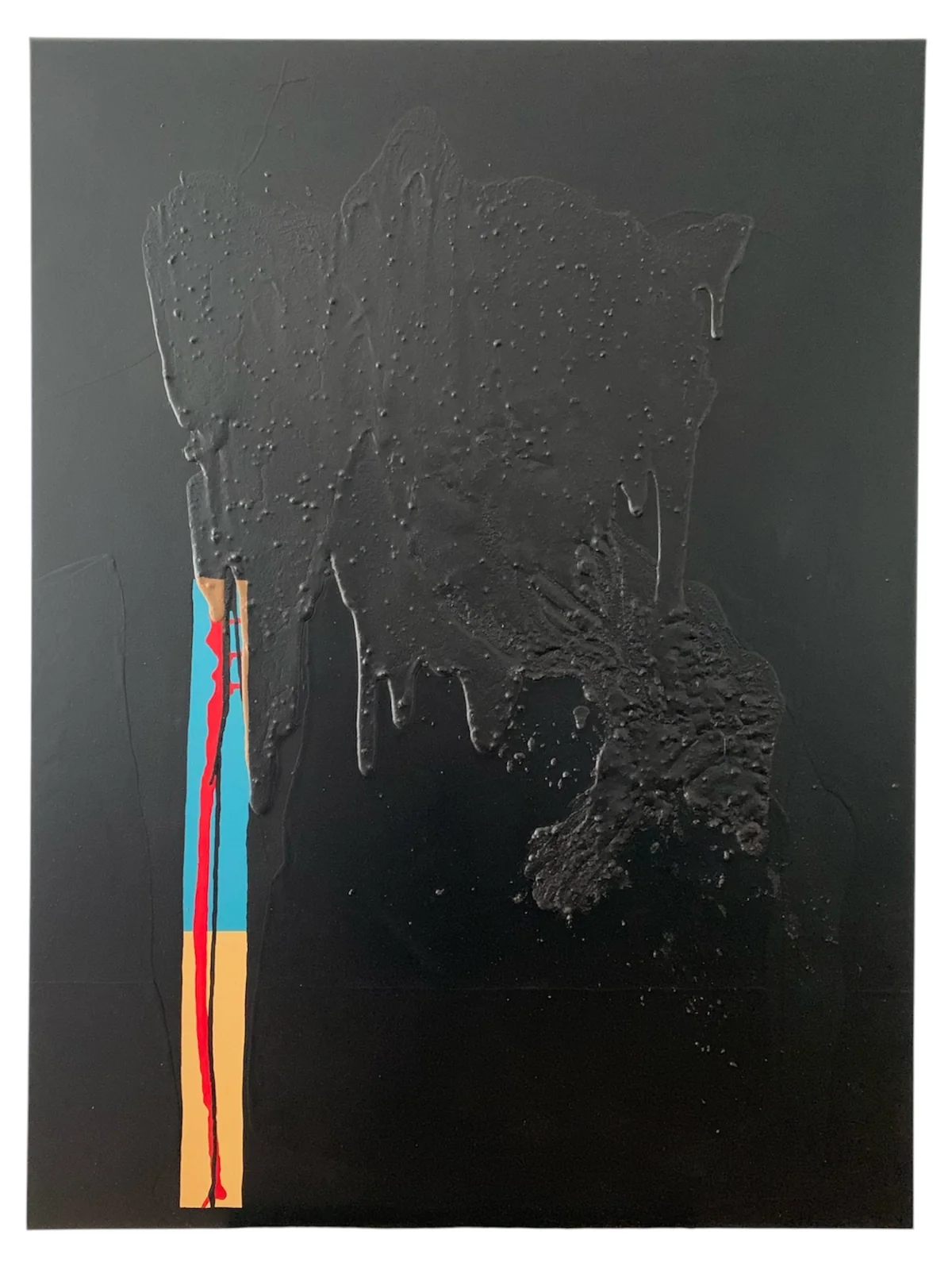 Untitled - mixed media on canvas 91 by 122cm