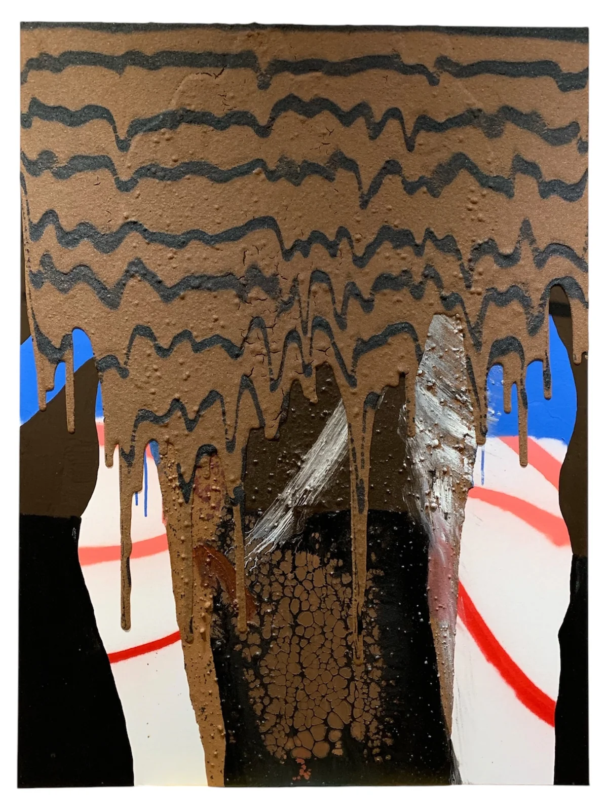 Waves series - mixed media on canvas 91 by 122cm