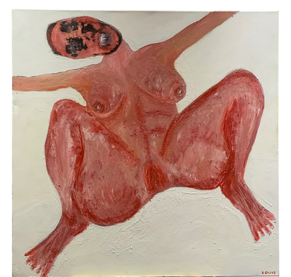 Untitled - mixed media on canvas
