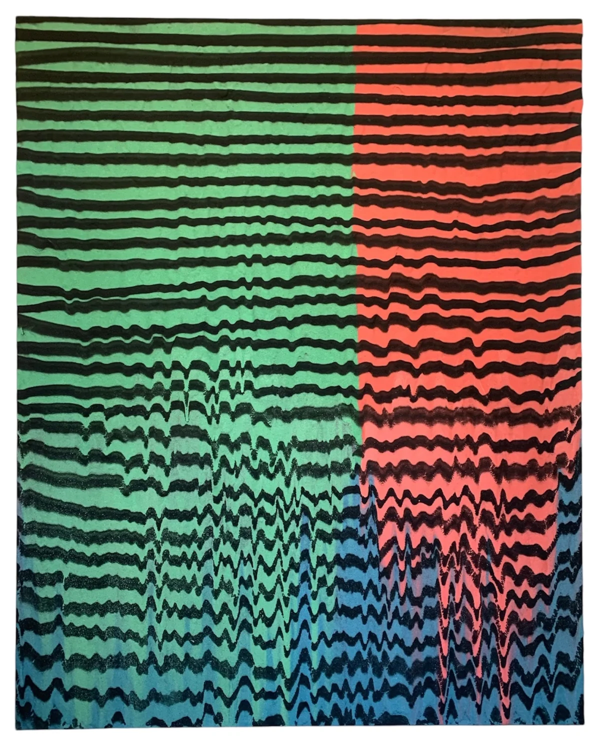 Waves series - mixed media on canvas 122 by 152cm