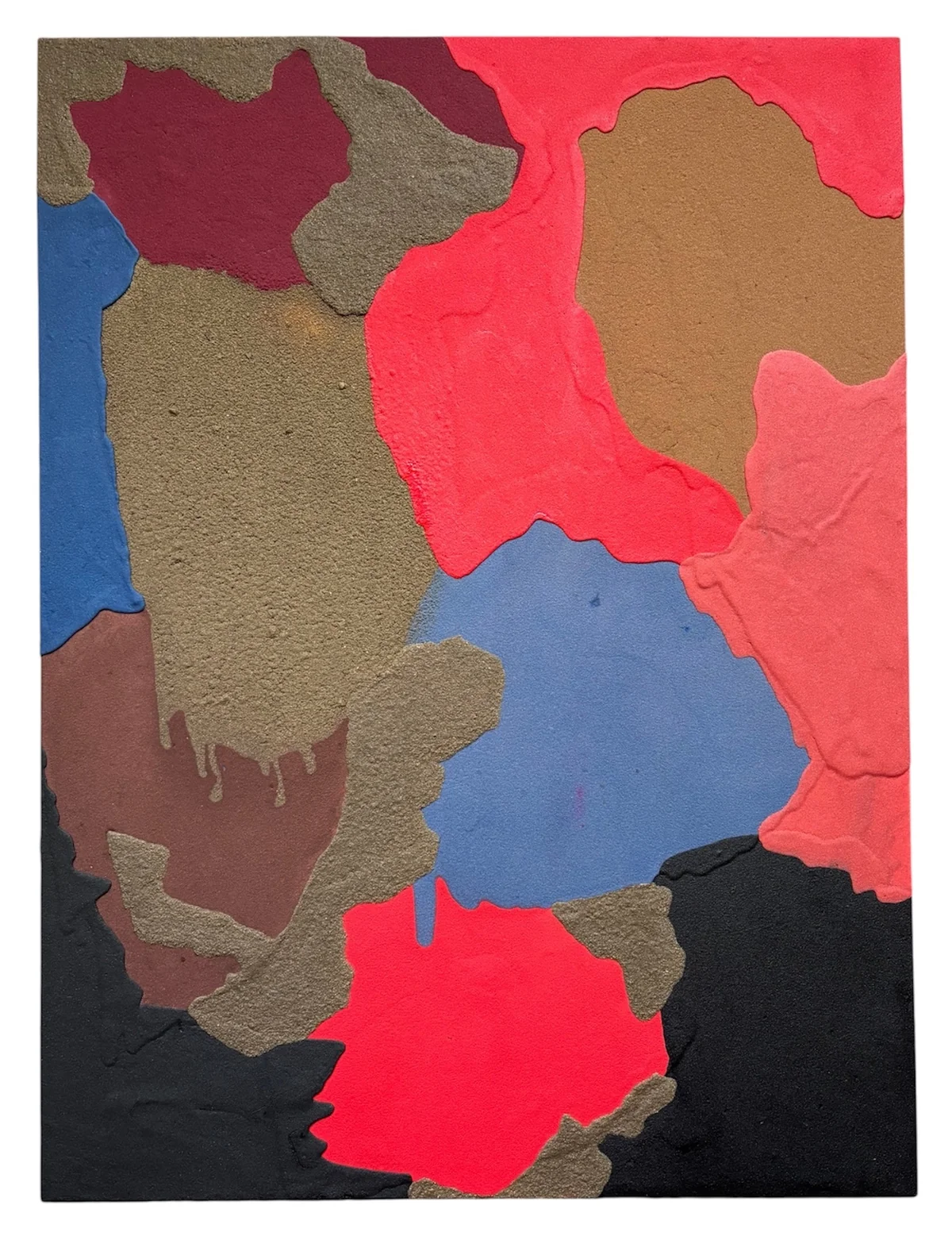 Untitled - mixed media on canvas 91 by 122cm