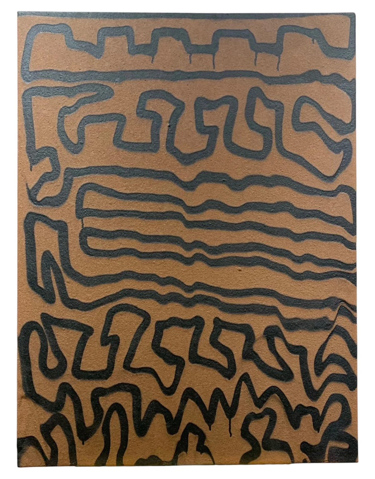 Untitled - mixed media on canvas