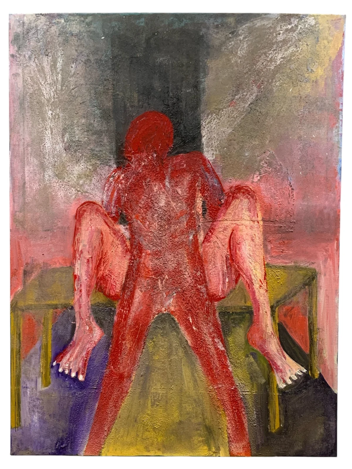 Untitled - mixed media on canvas
