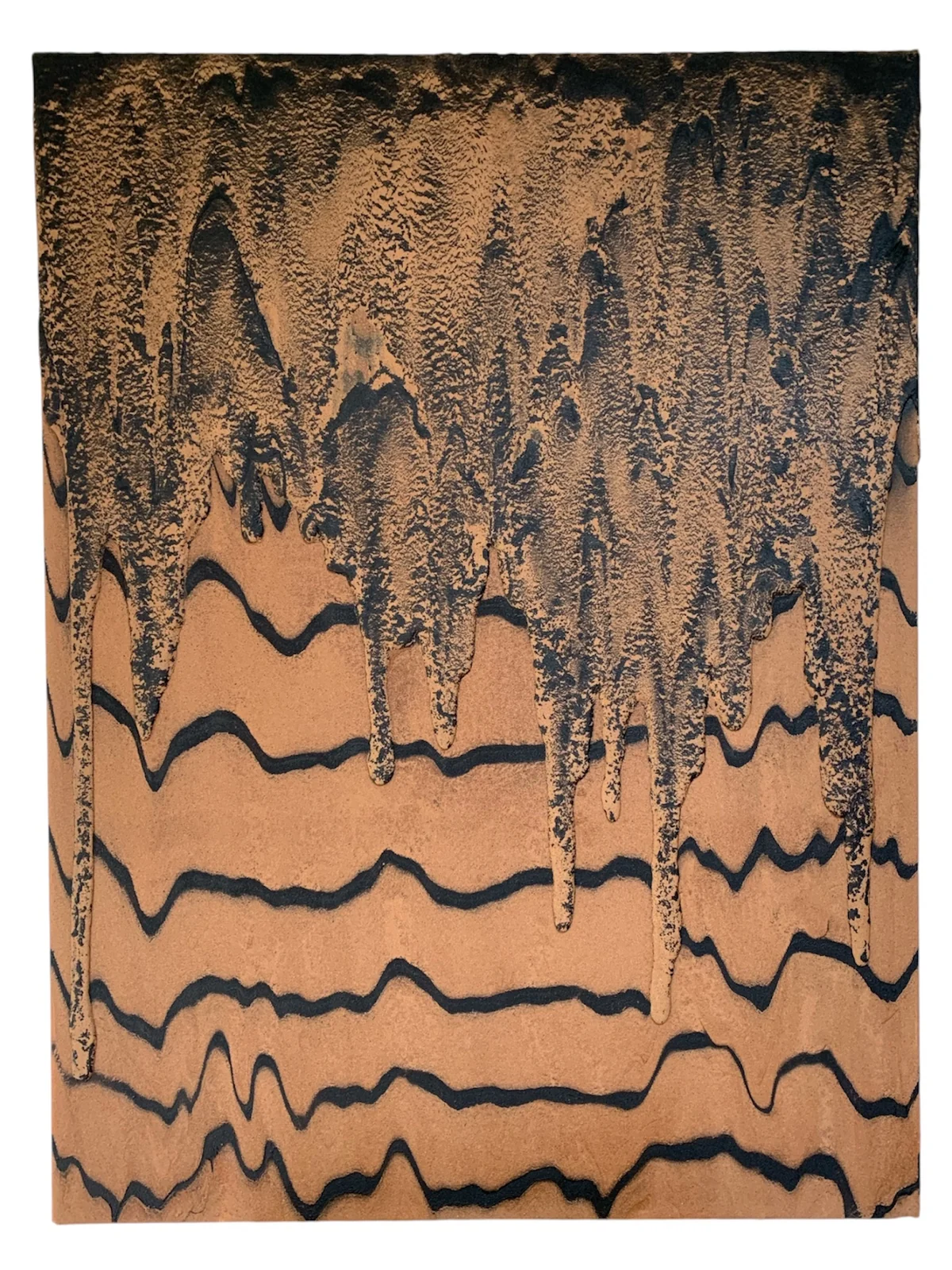 Waves series - mixed media on canvas 91 by 122cm