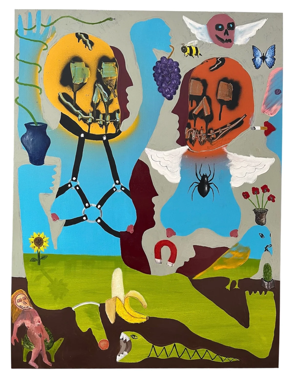 Untitled - mixed media on canvas