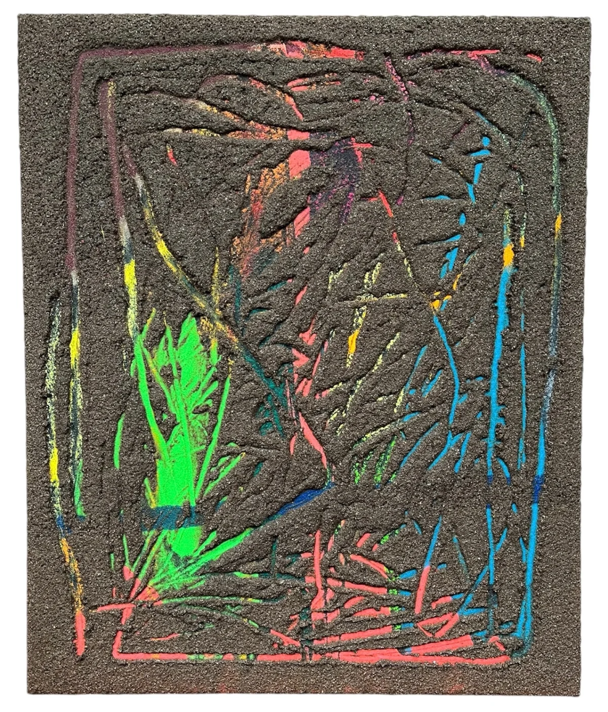 Untitled - mixed media on canvas
