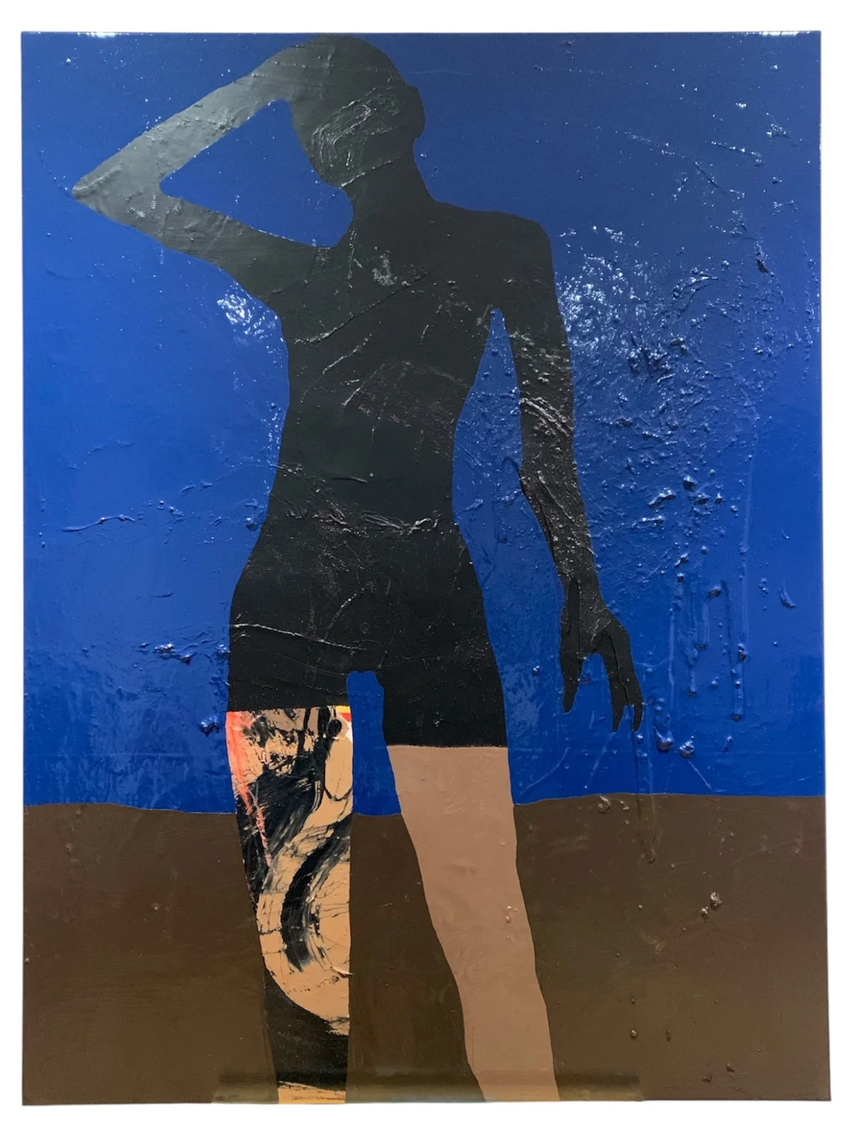 Untitled - mixed media on canvas 91 by 122cm