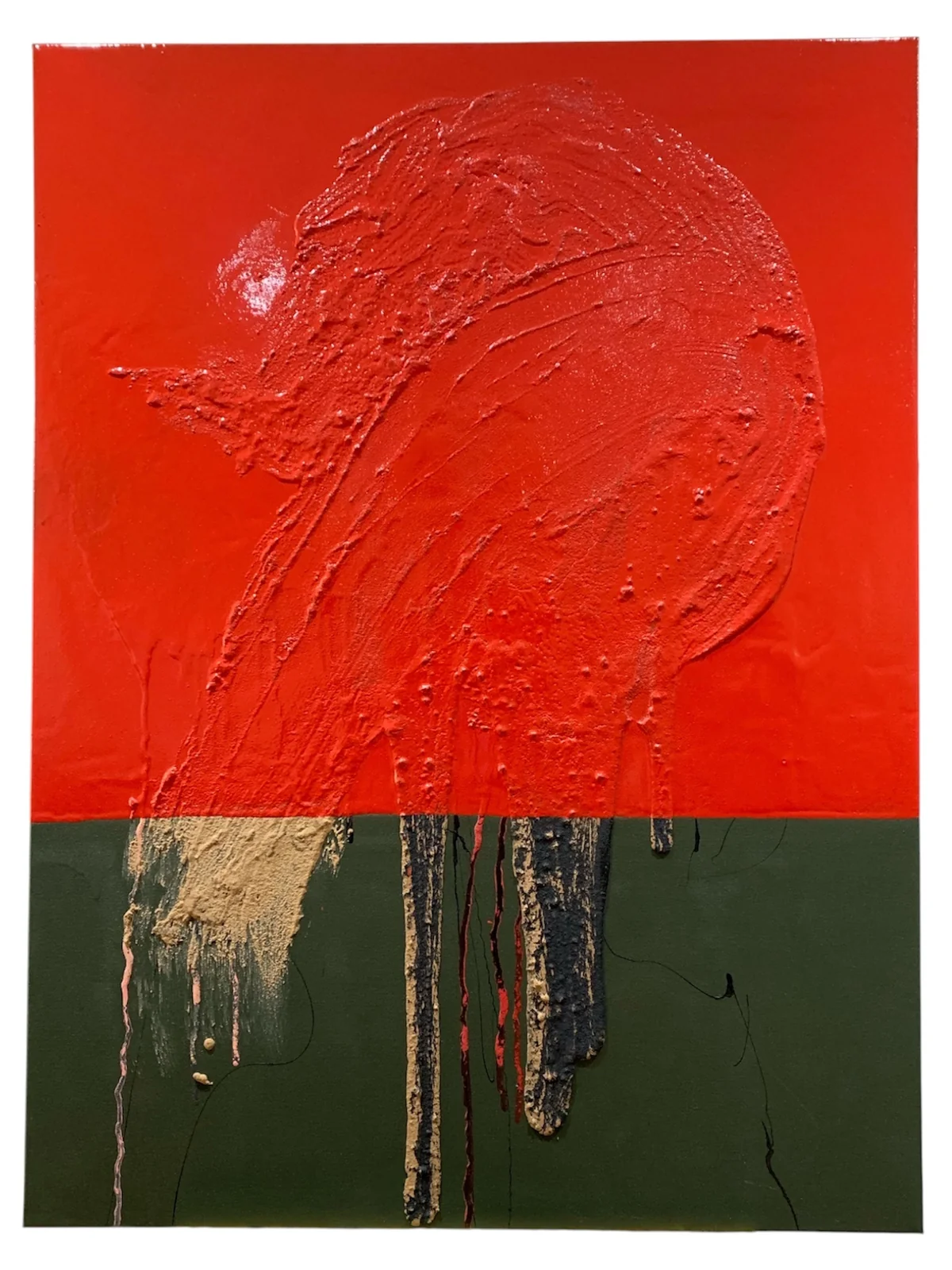 Untitled - mixed media on canvas