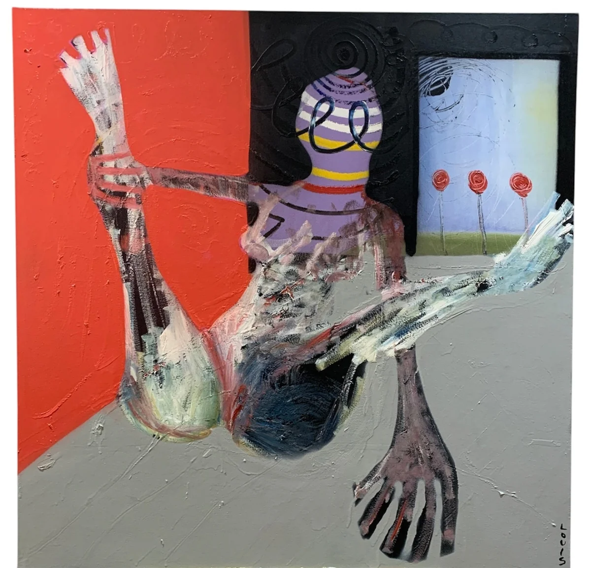 Untitled - mixed media on canvas