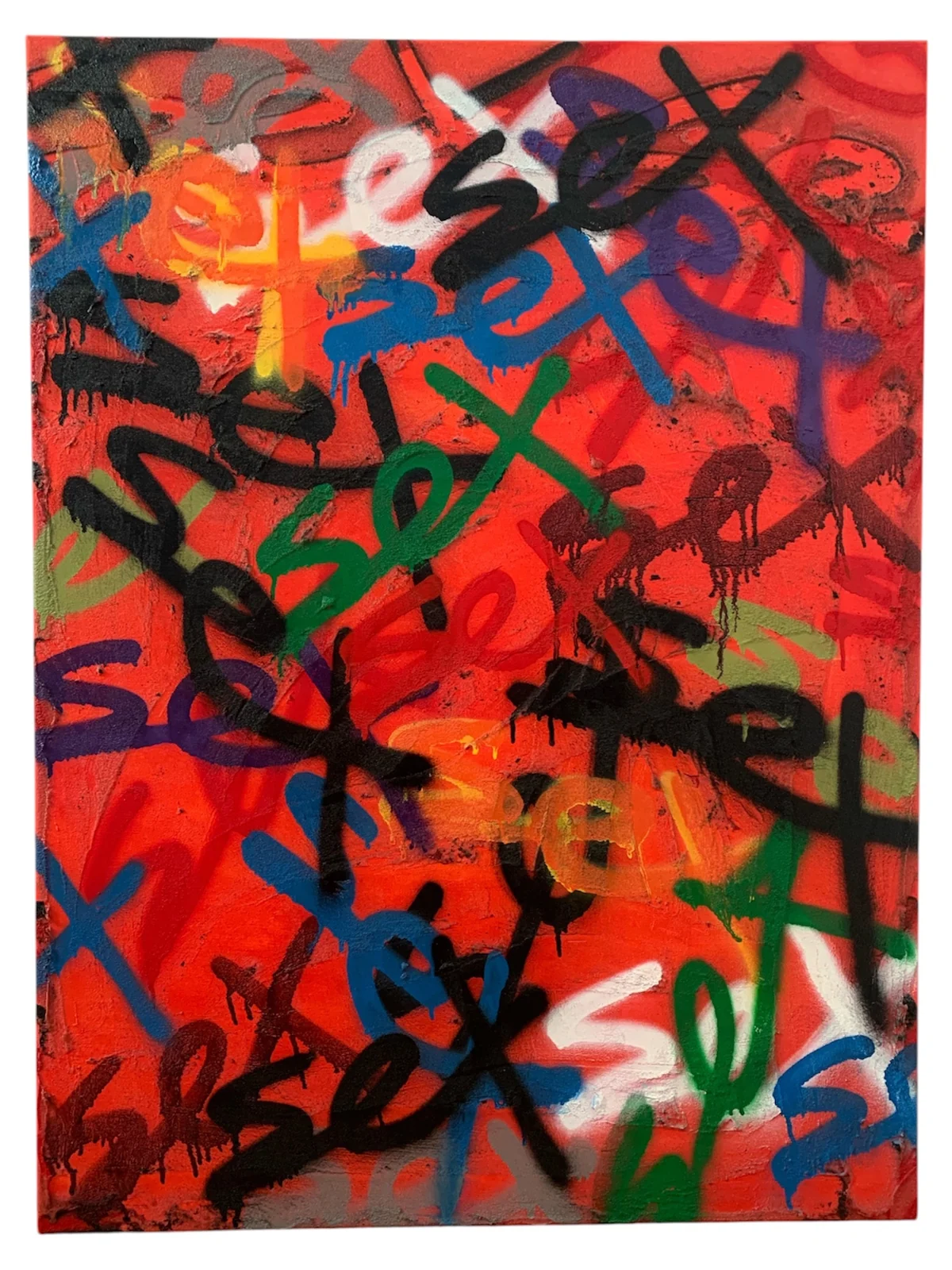 Untitled - mixed media on canvas