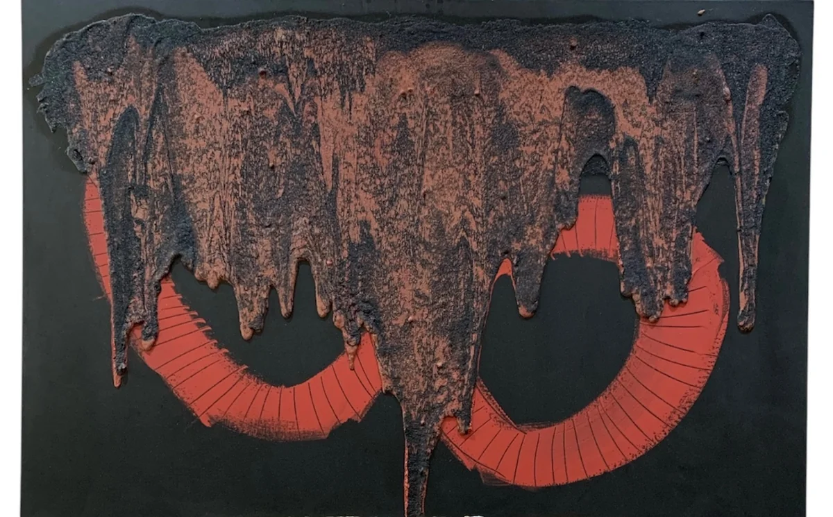 Untitled - mixed media on canvas