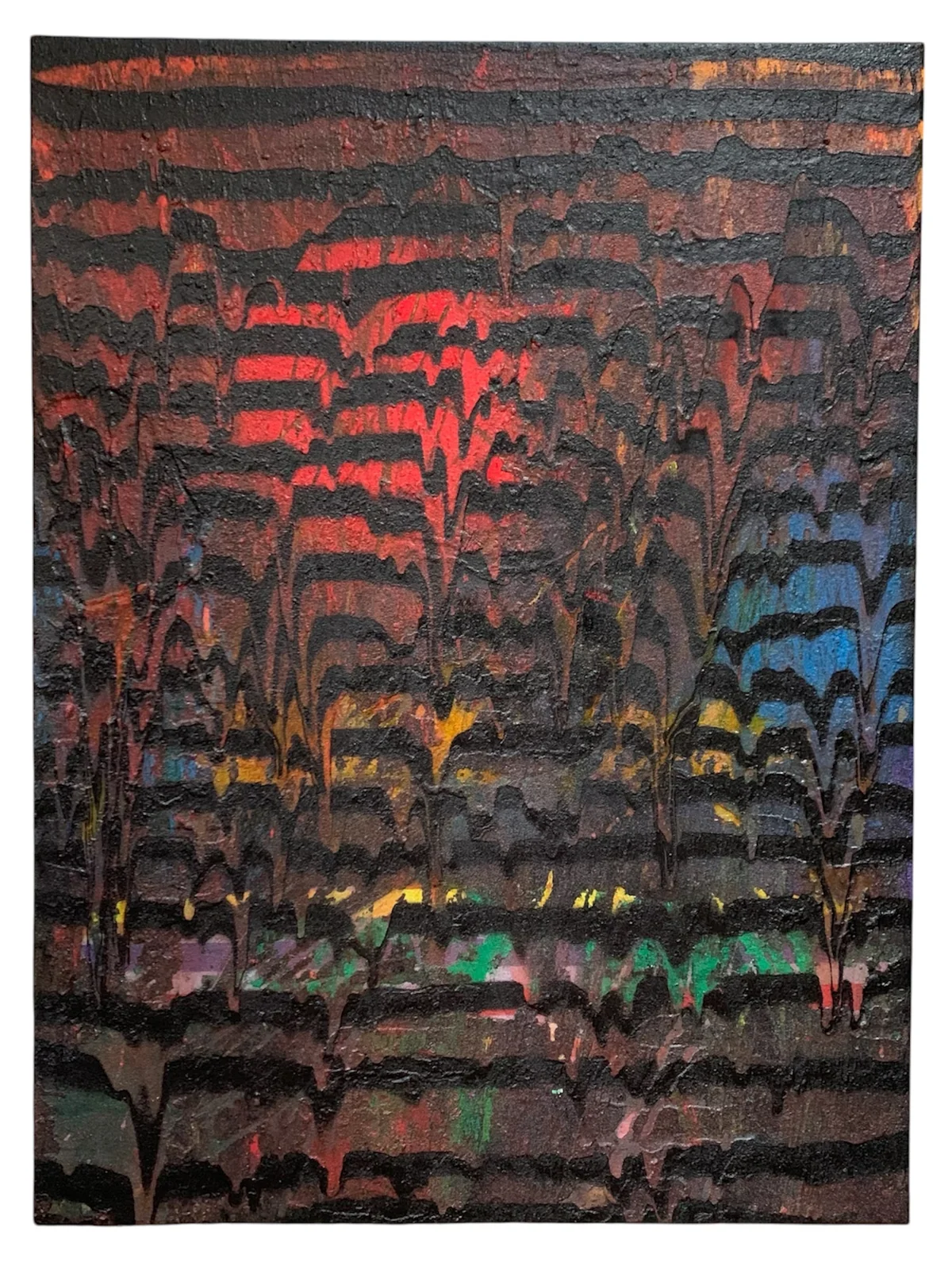Waves series - mixed media on canvas 91 by 122cm