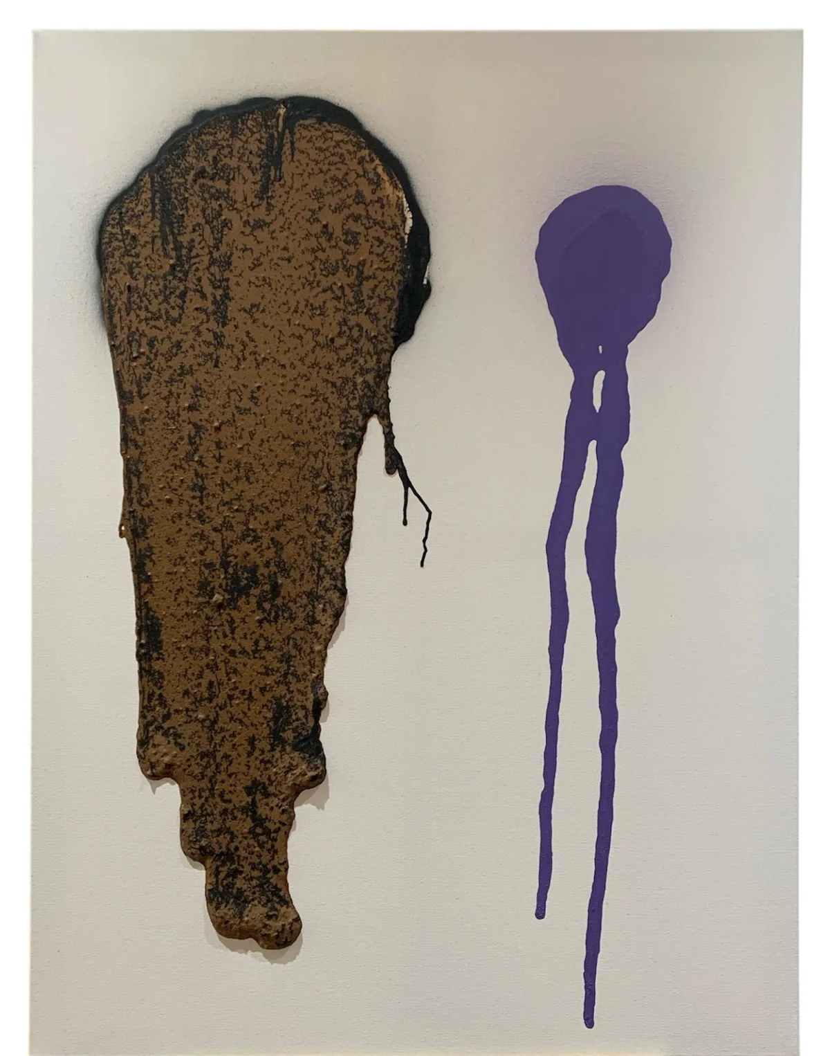 Untitled - mixed media on canvas