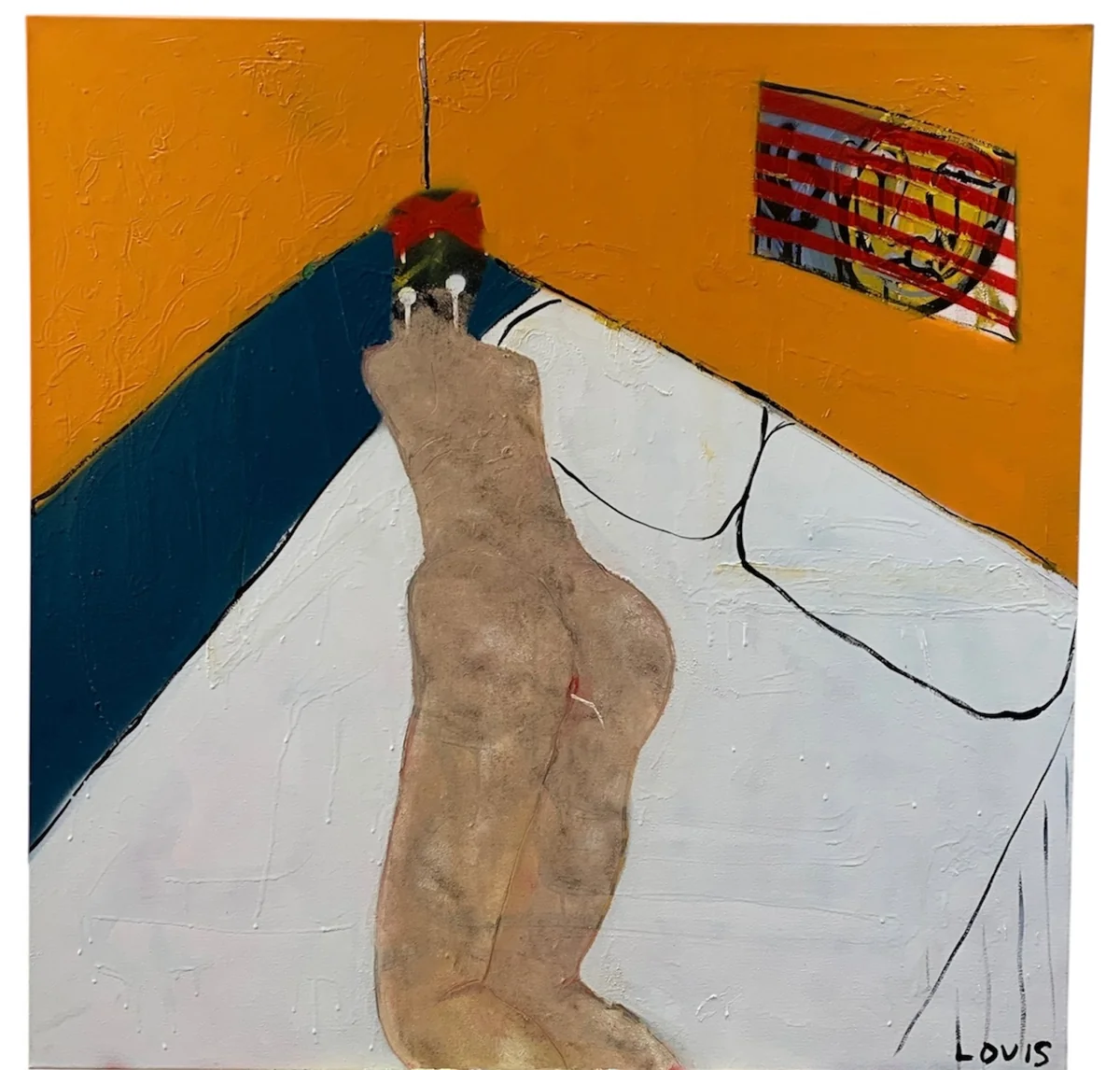 Untitled - mixed media on canvas