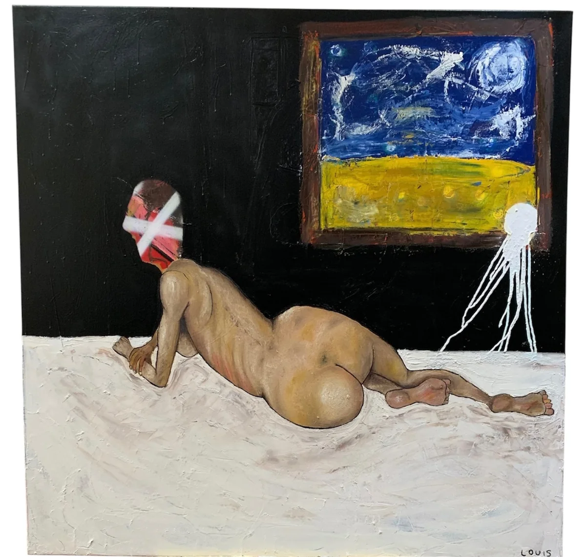 Untitled - mixed media on canvas