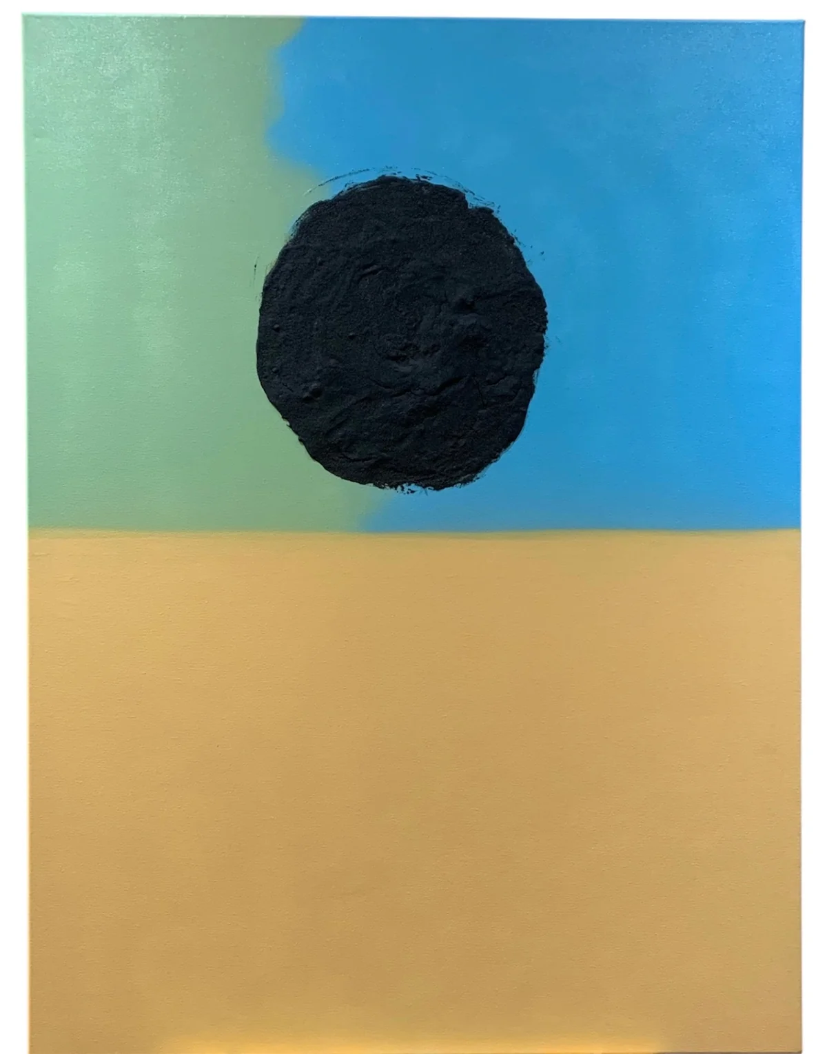 Cataclysmic event - mixed media on canvas