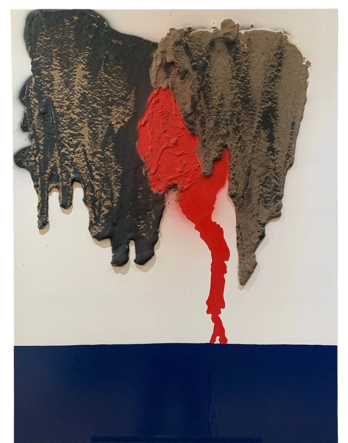 Untitled - mixed media on canvas