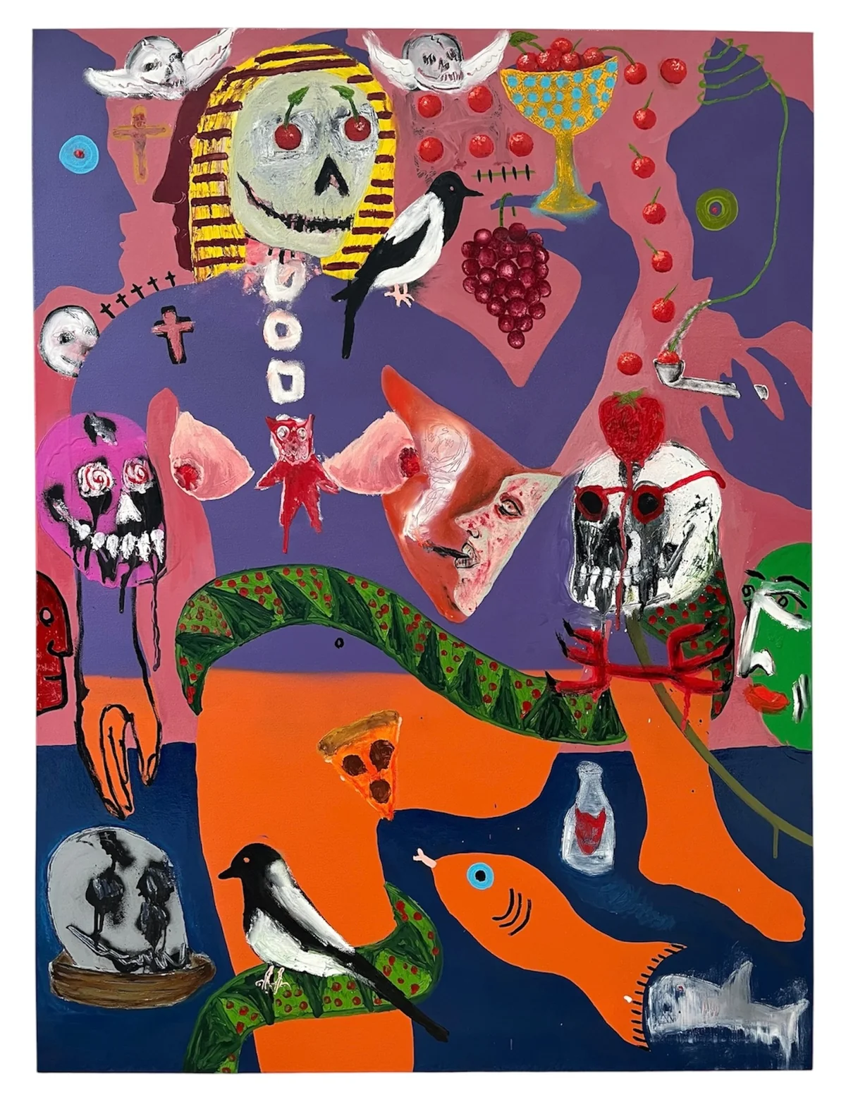 Untitled - mixed media on canvas