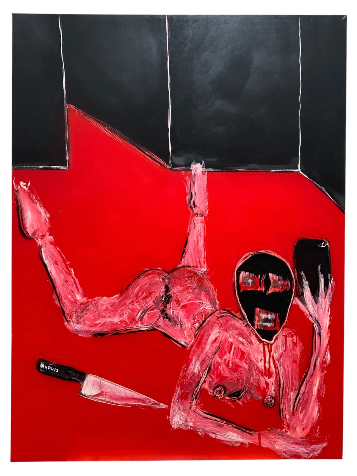 Untitled - mixed media on canvas