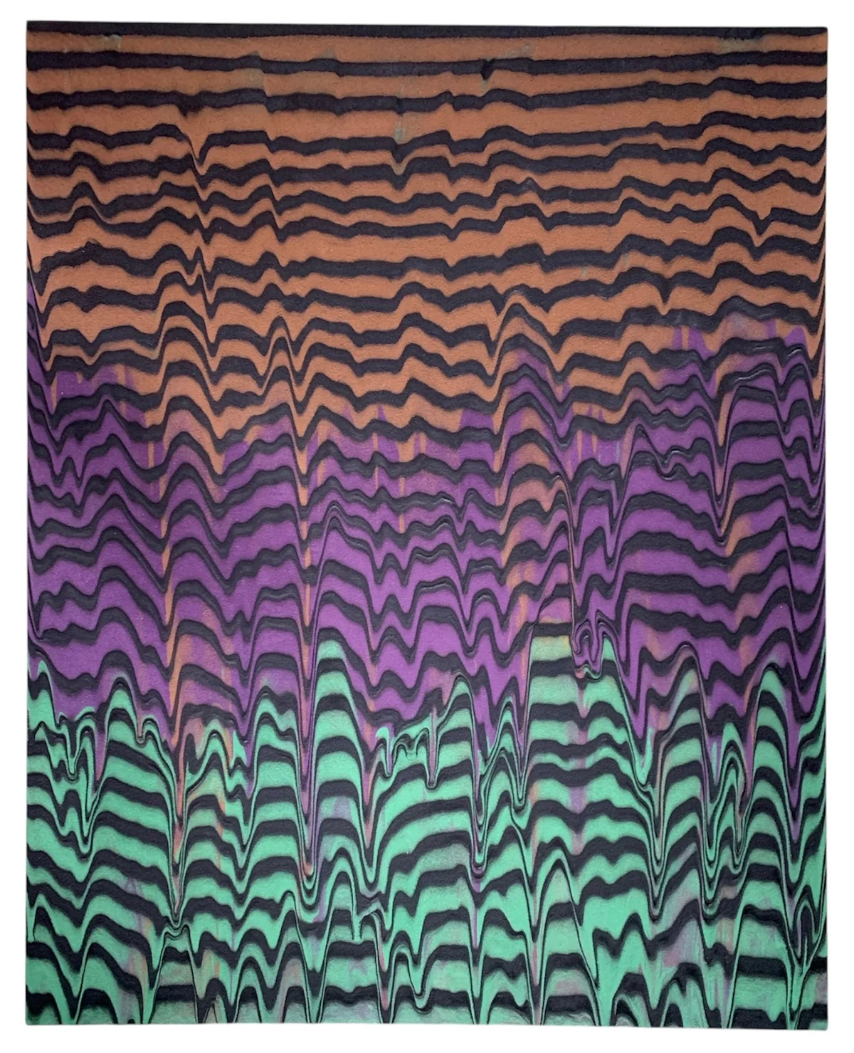 Waves series - mixed media on canvas 122 by 152cm