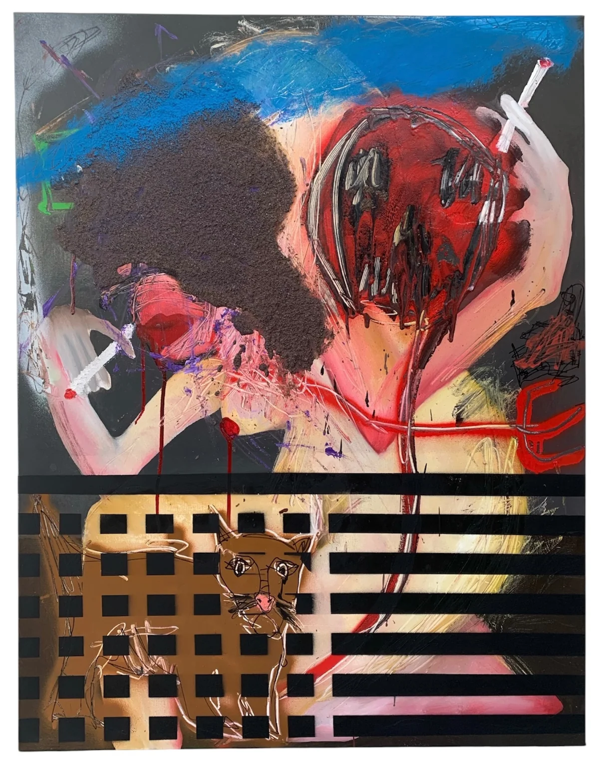 Untitled - mixed media on canvas