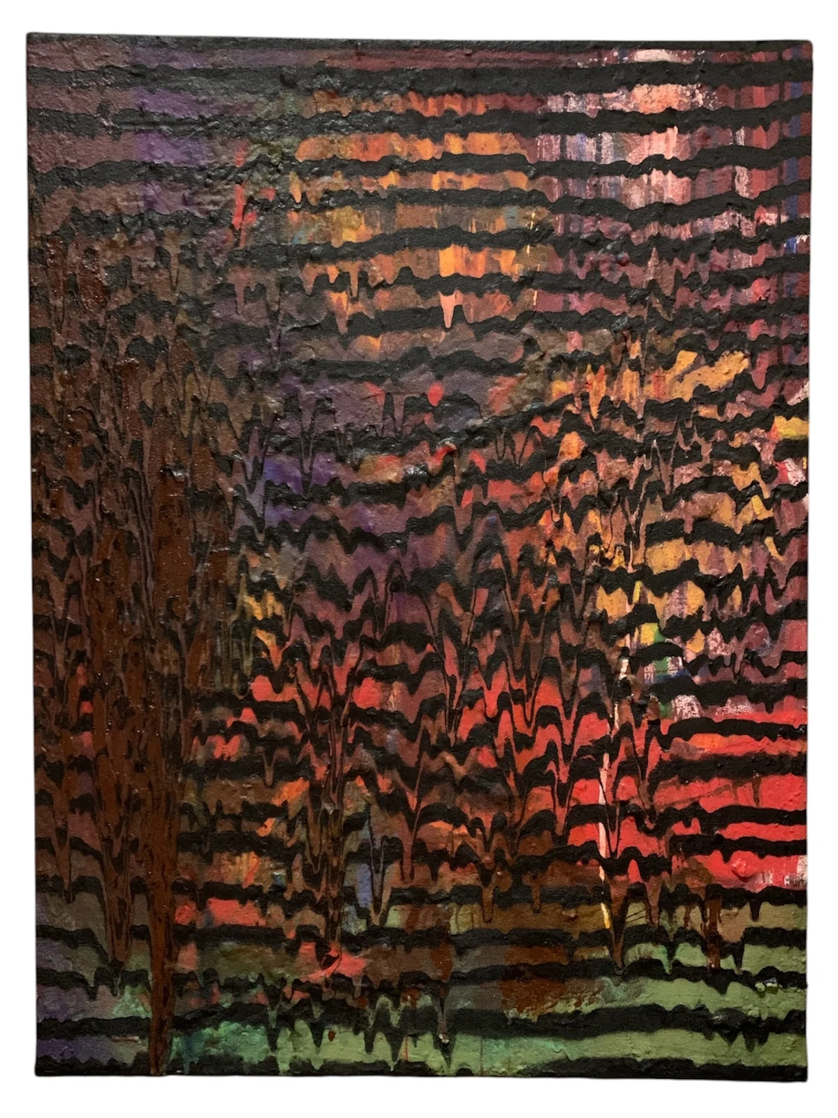 Waves series - mixed media on canvas 91 by 122cm