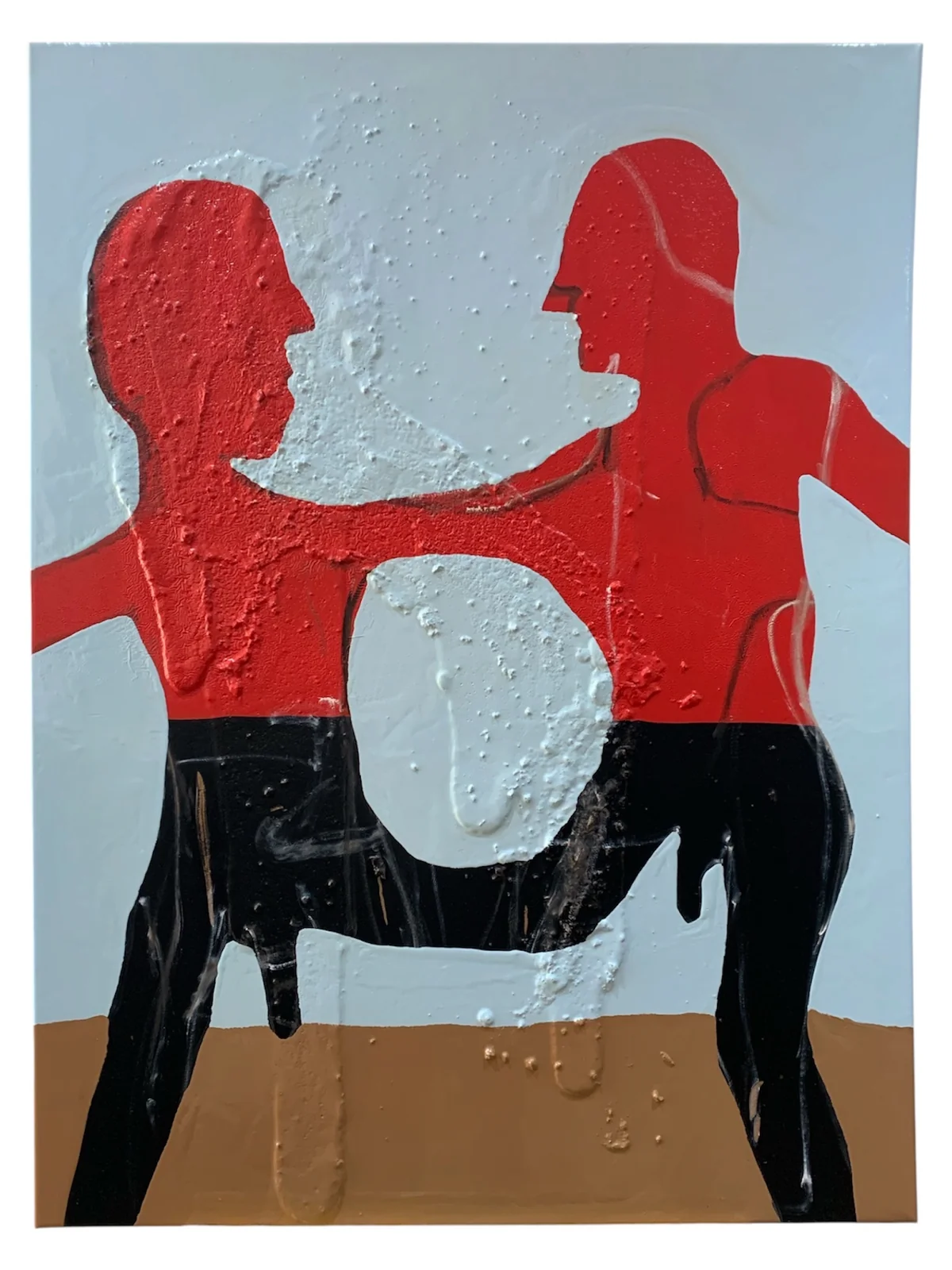 Untitled - mixed media on canvas