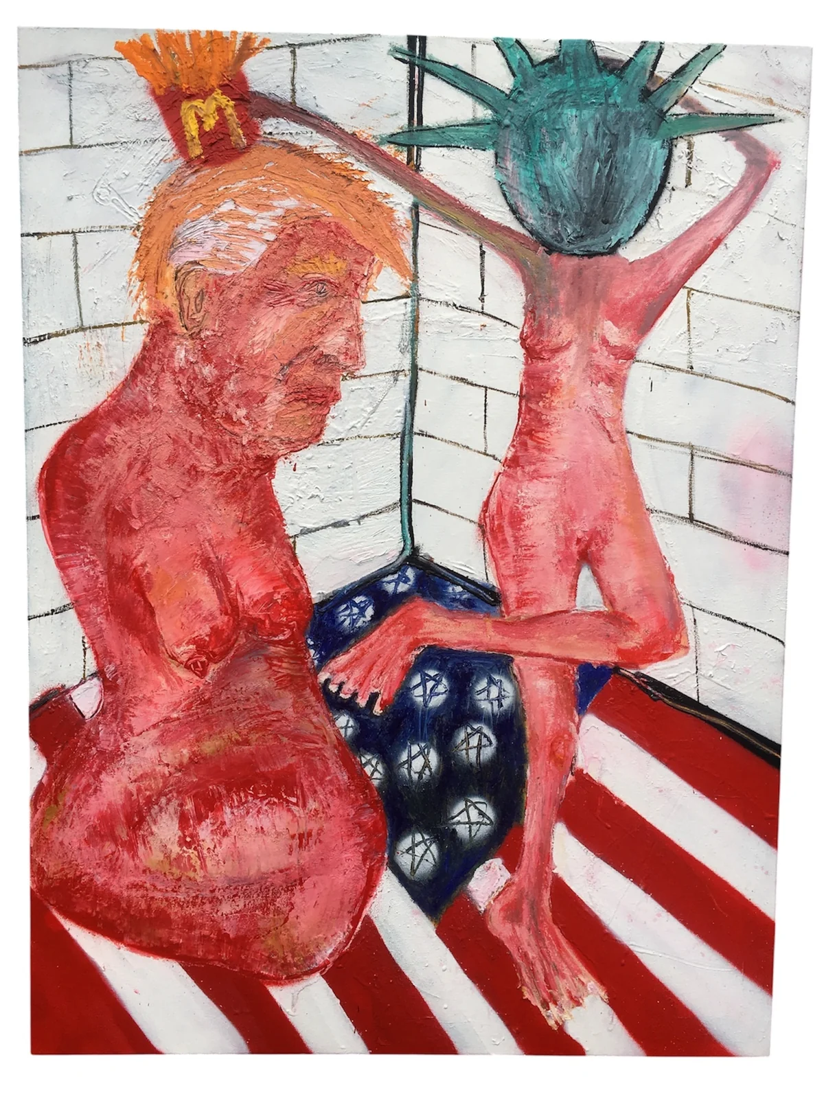 Untitled - mixed media on canvas