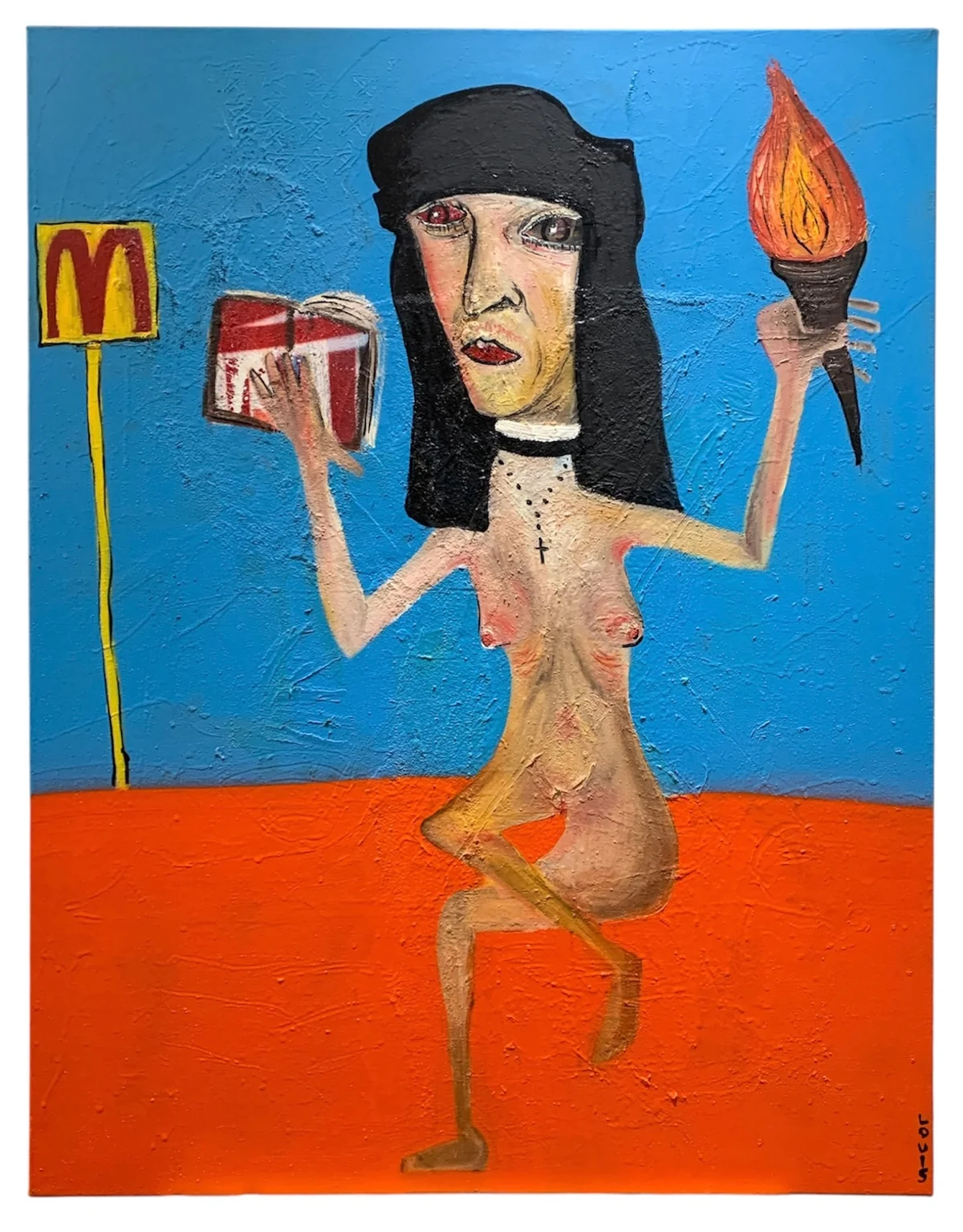 Untitled - mixed media on canvas