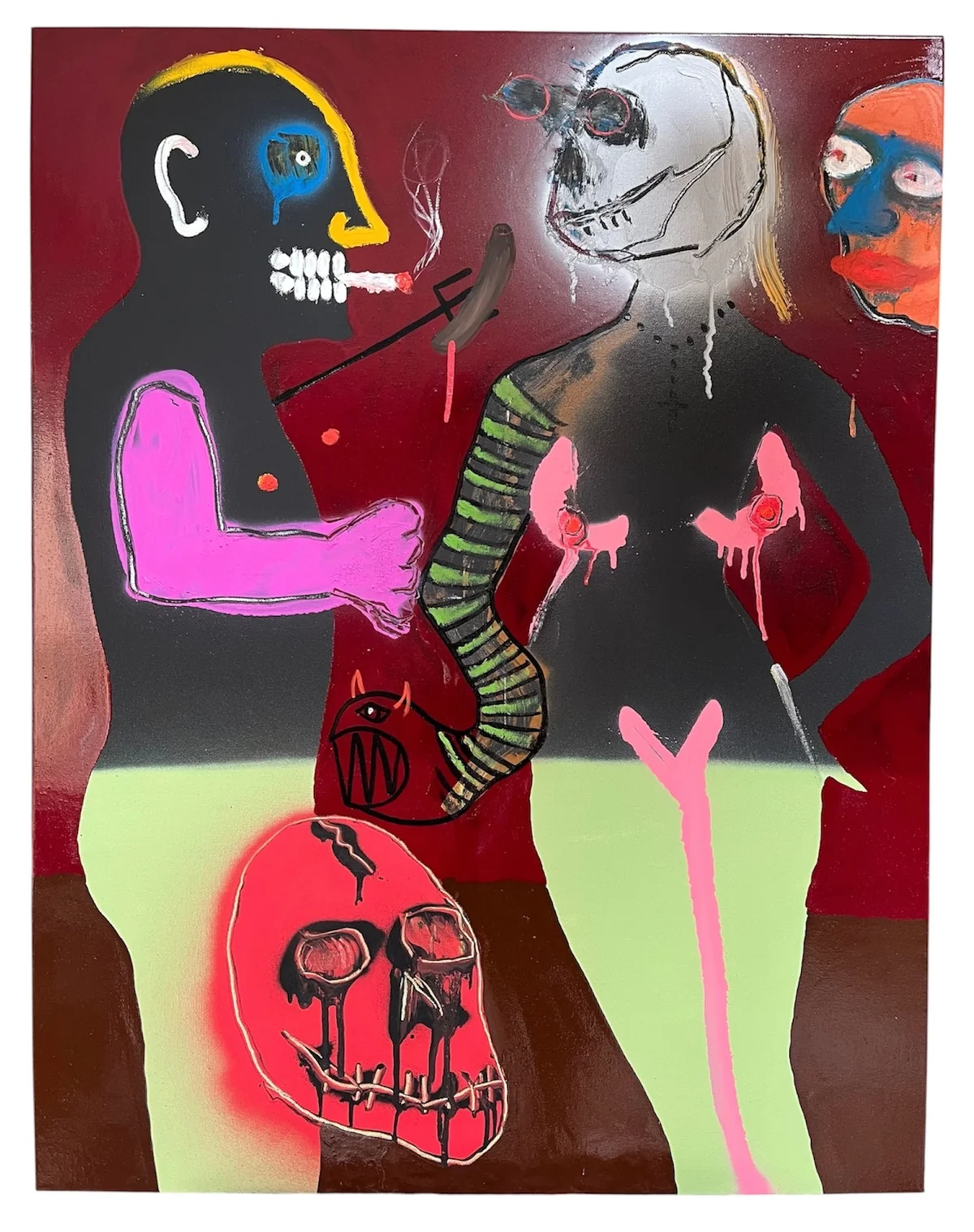 Untitled - mixed media on canvas