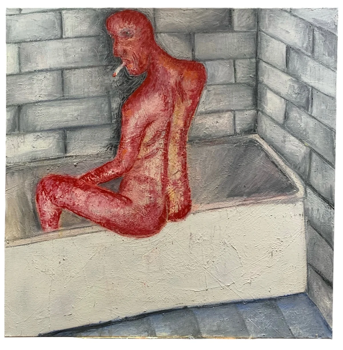 Untitled - mixed media on canvas