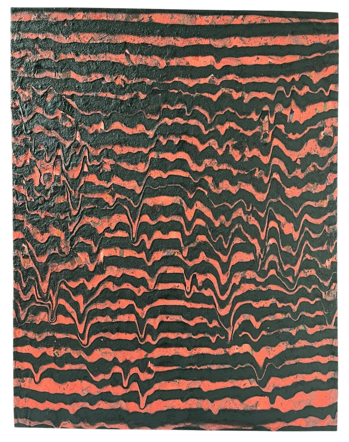 Waves series - mixed media on canvas