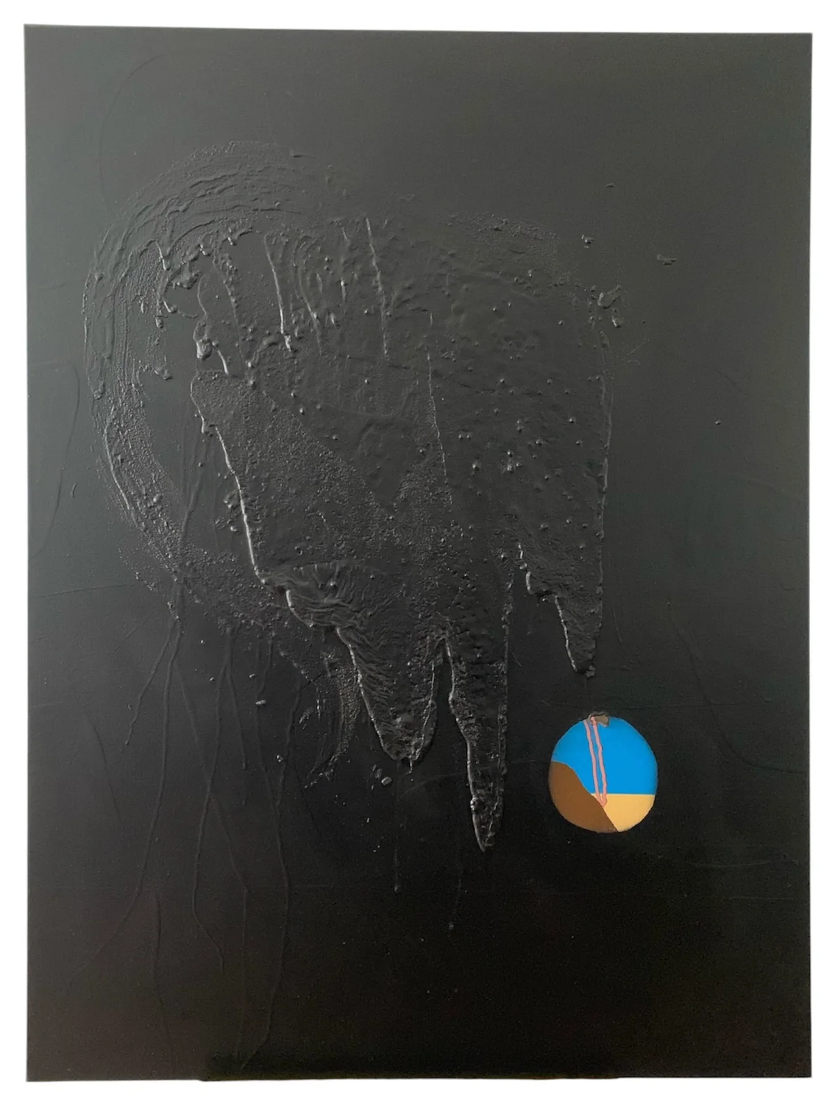 Untitled - mixed media on canvas 91 by 122cm
