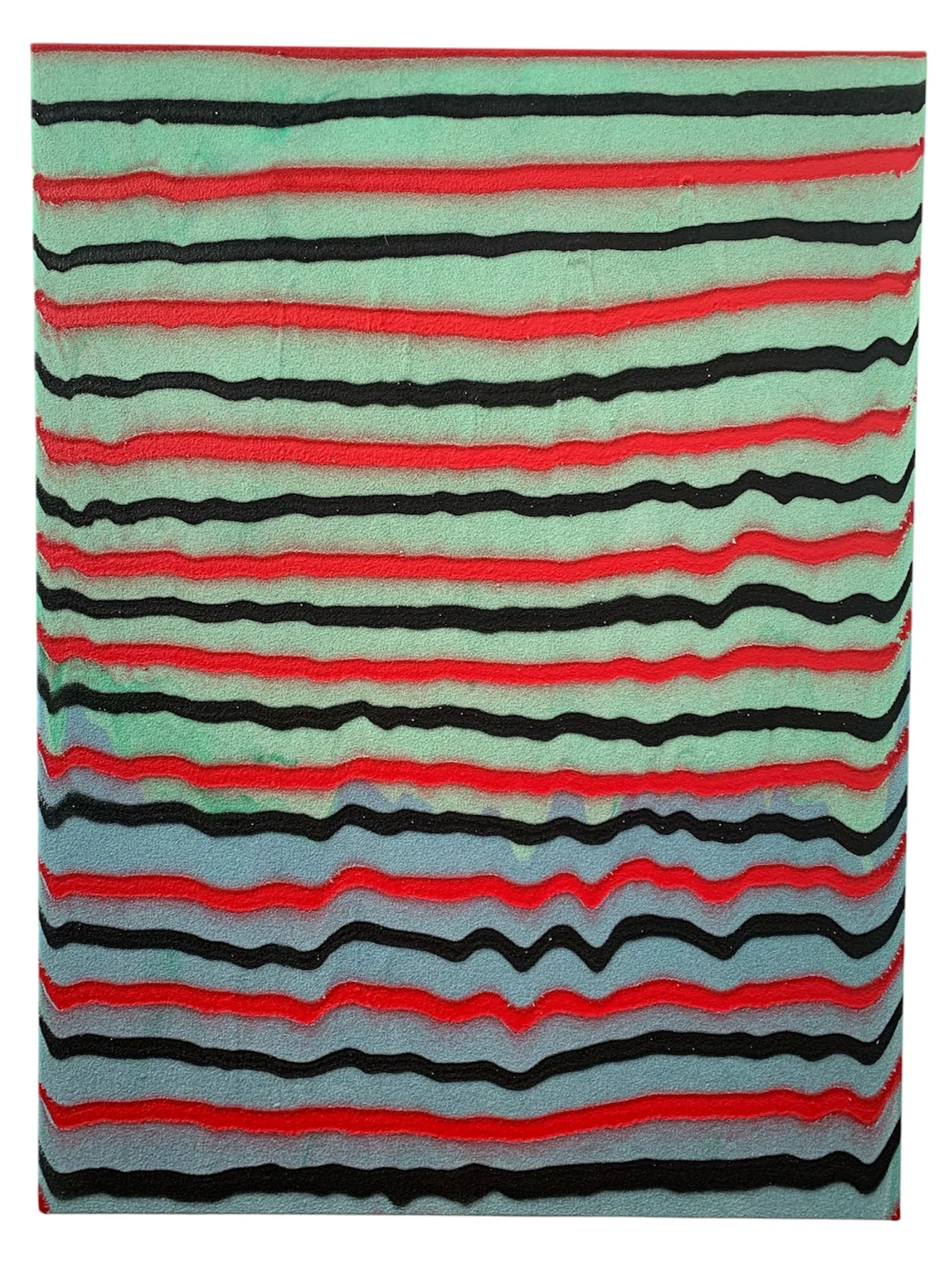 Waves series - mixed media on canvas