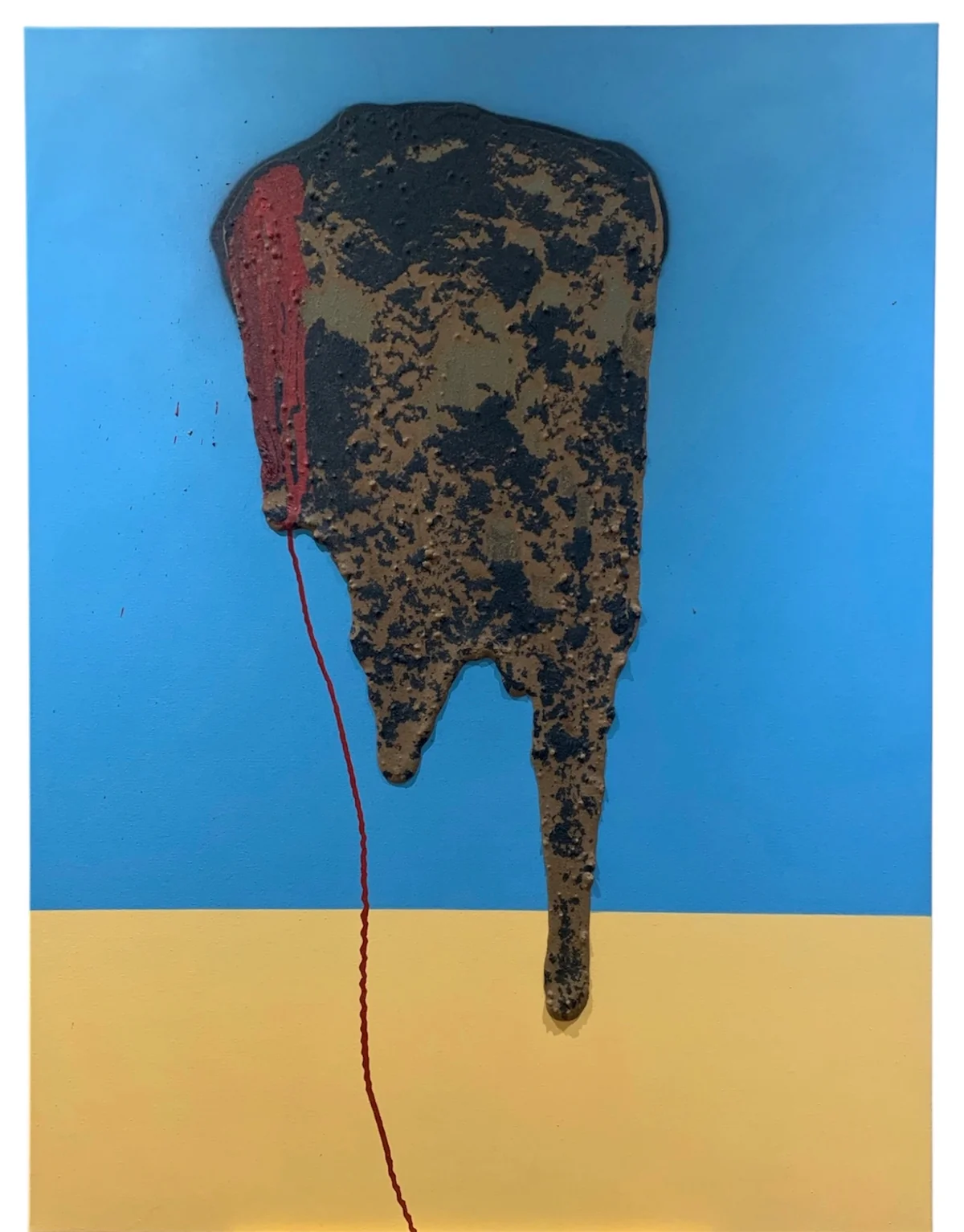 Untitled - mixed media on canvas