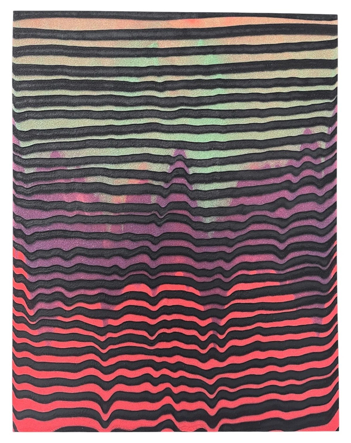 Waves series - mixed media on canvas