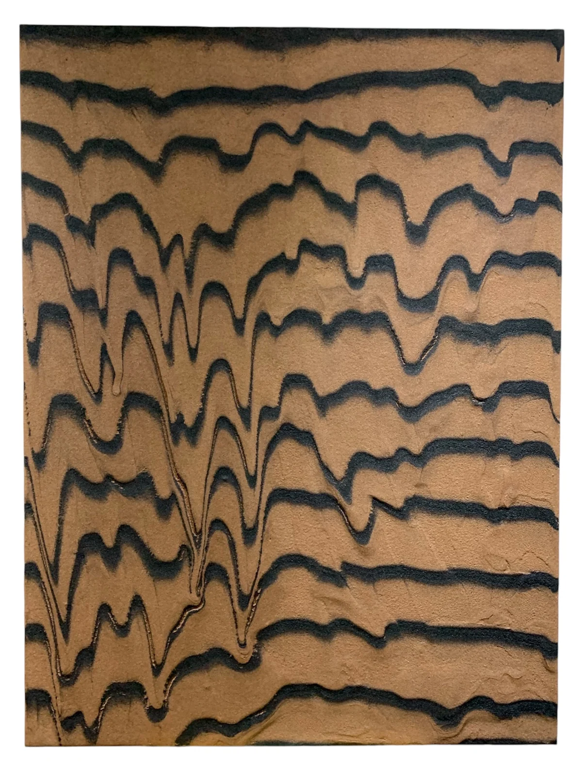 Waves series - mixed media on canvas