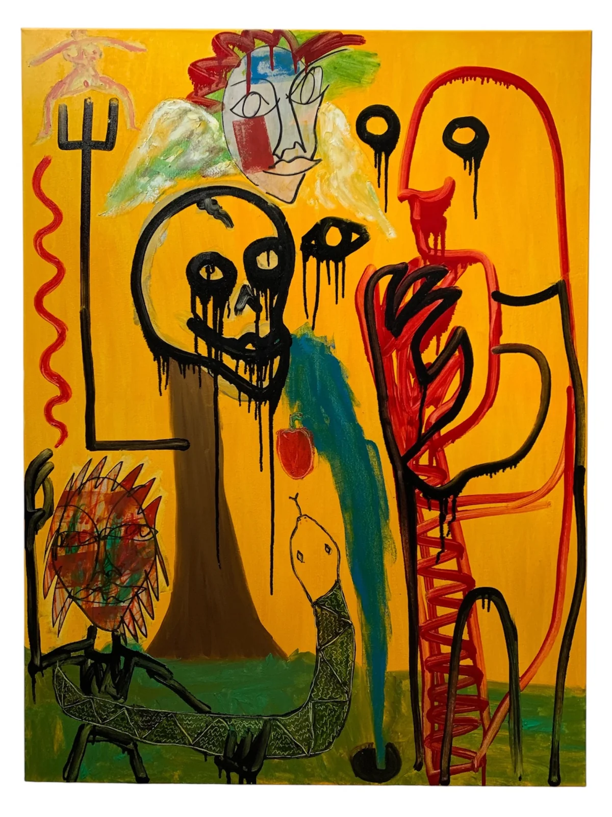 Garden - mixed media on canvas