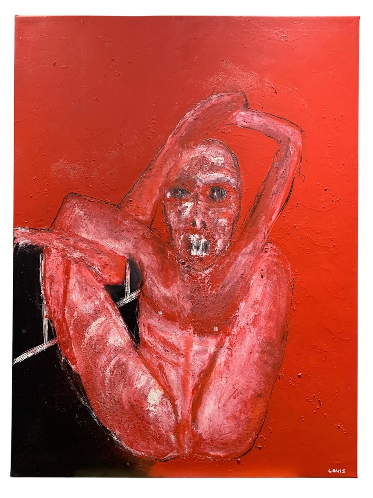 Untitled - mixed media on canvas