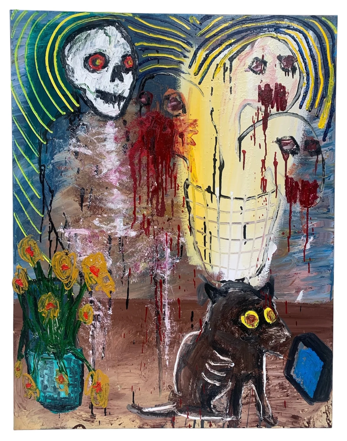 Untitled - mixed media on canvas