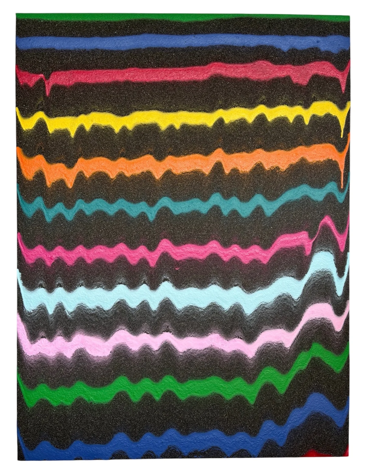 Waves series - mixed media on canvas 91 by 122cm